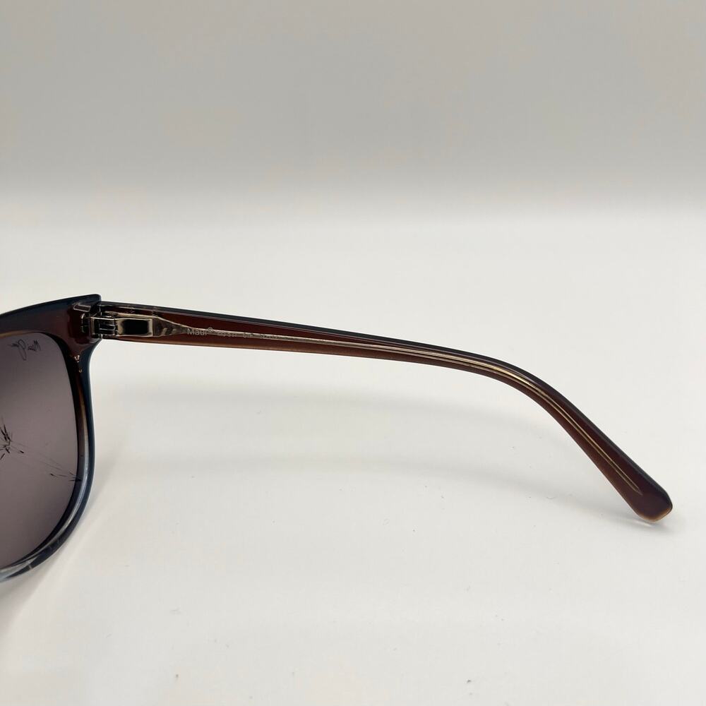 Maui Jim Olu Olu MJ537-01F Sunglasses Brown Blue READ DESC 57-17 - Picture 9 of 11